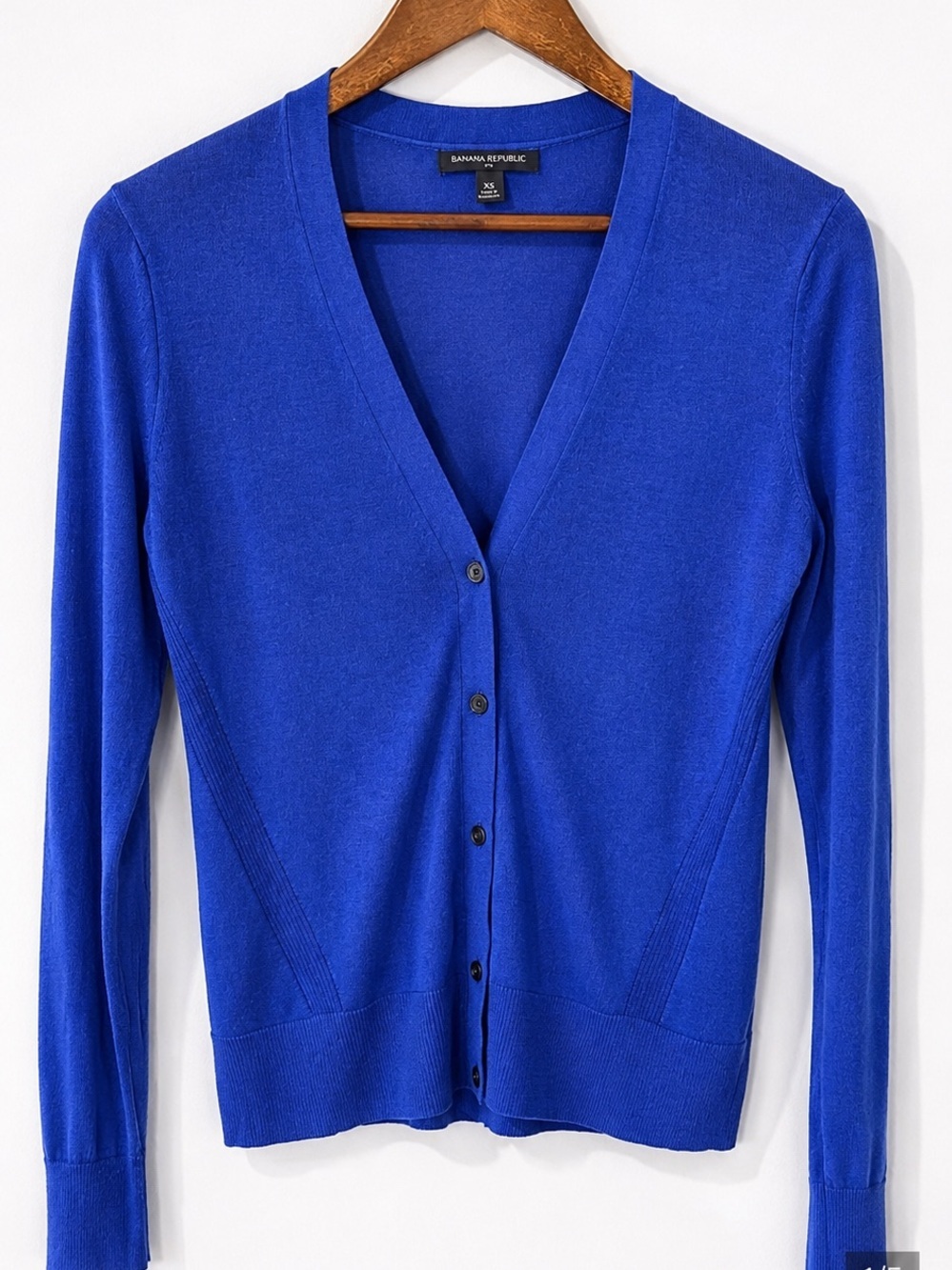 Banana Republic Blue Button Front Lightweight Cardigan XS